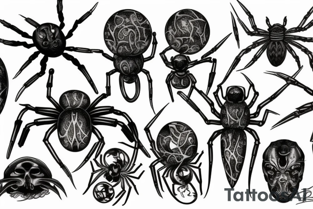 orb weaver tattoo idea