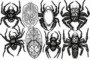 orb weaver tattoo idea