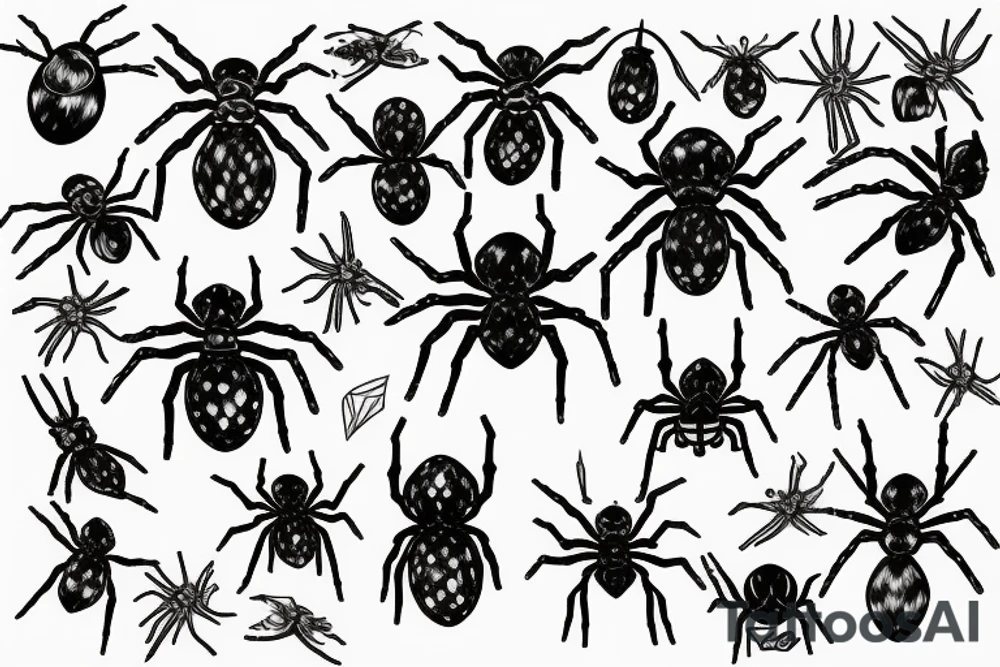 orb weaver tattoo idea