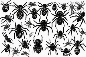 orb weaver tattoo idea