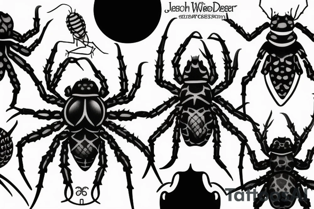 orb weaver tattoo idea