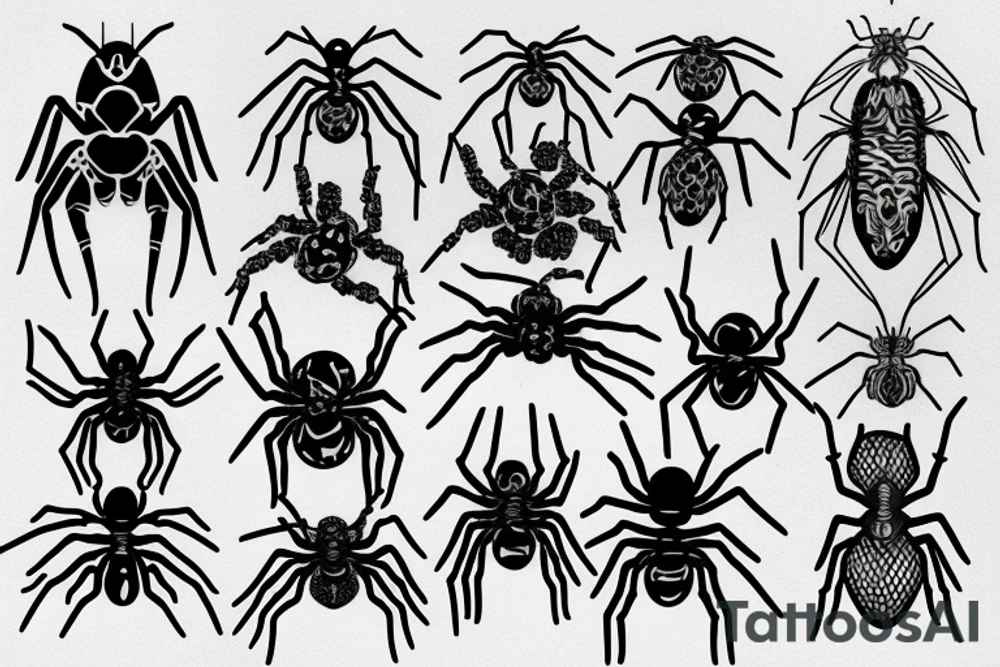 orb weaver tattoo idea