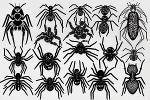 orb weaver tattoo idea