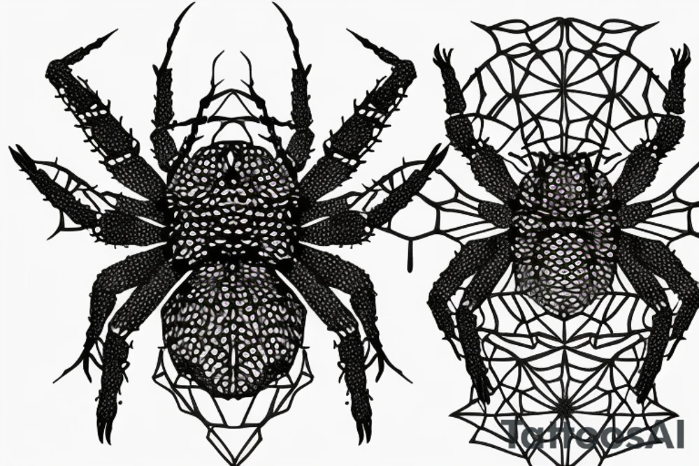 orb weaver tattoo idea