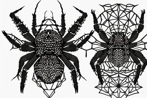 orb weaver tattoo idea