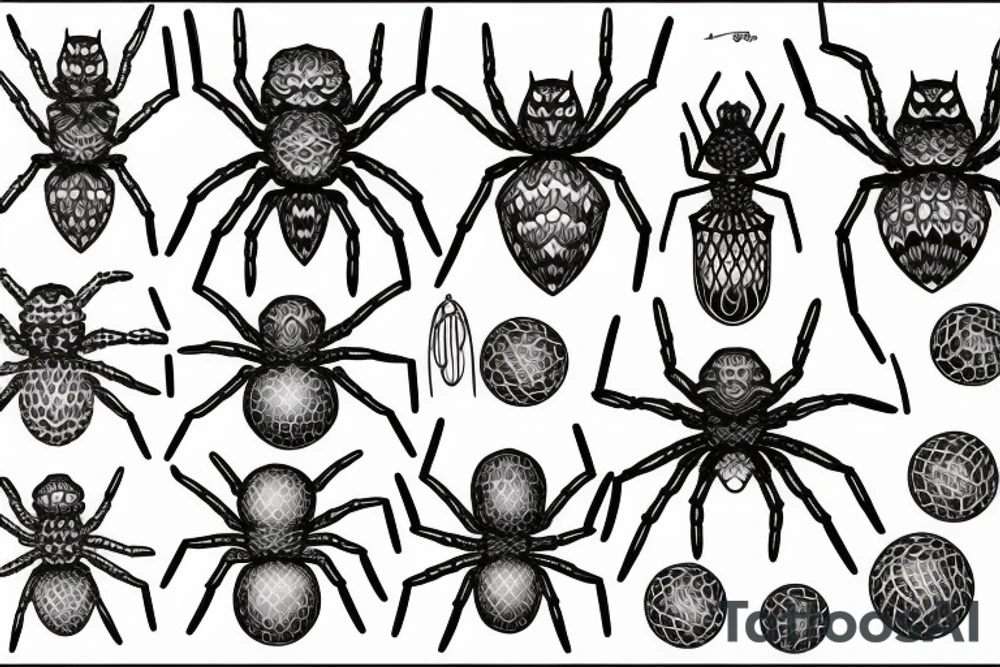 orb weaver tattoo idea