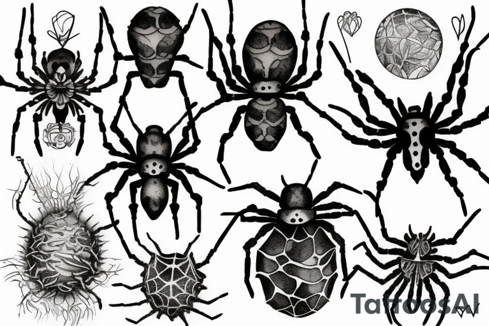 orb weaver tattoo idea