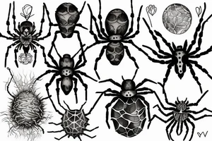 orb weaver tattoo idea