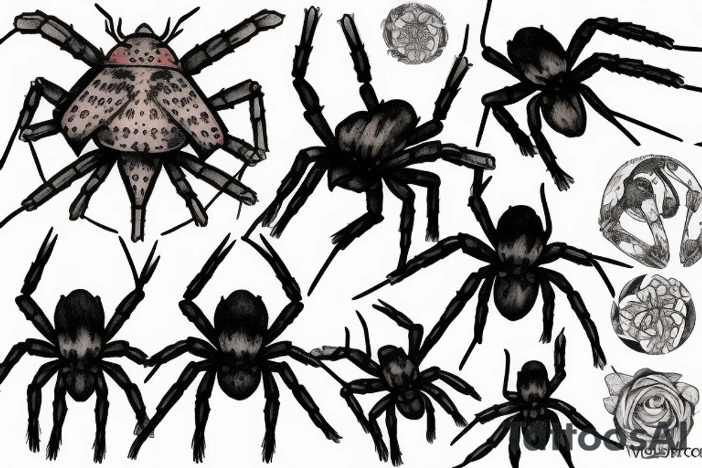 orb weaver tattoo idea