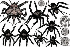 orb weaver tattoo idea