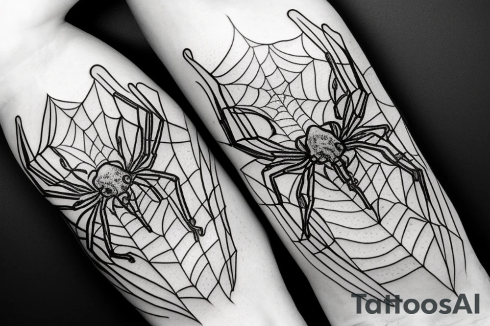 orb weaver tattoo idea