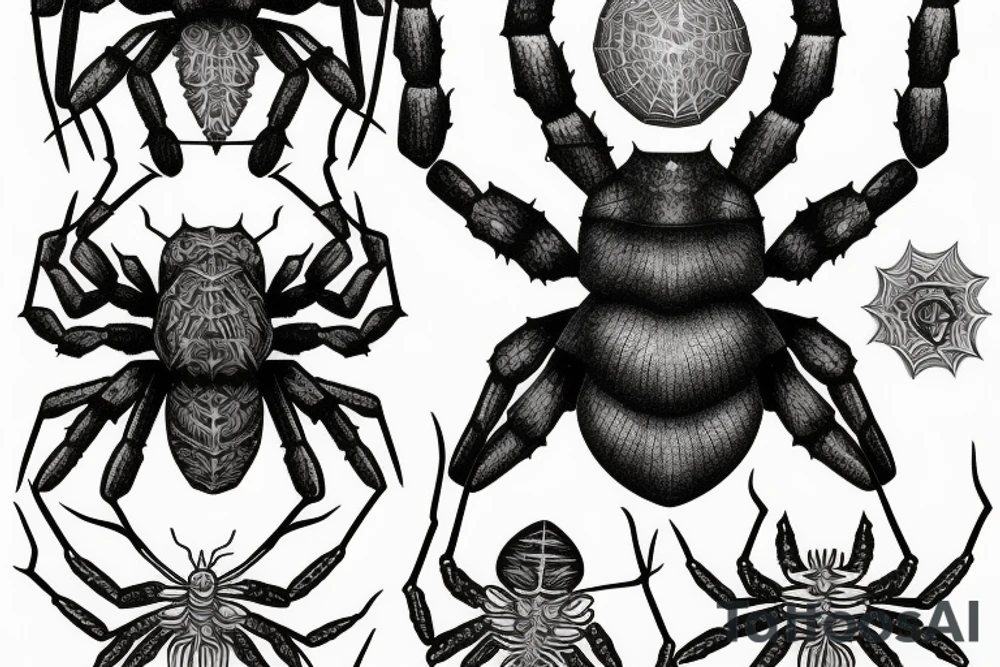 orb weaver tattoo idea