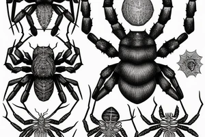 orb weaver tattoo idea