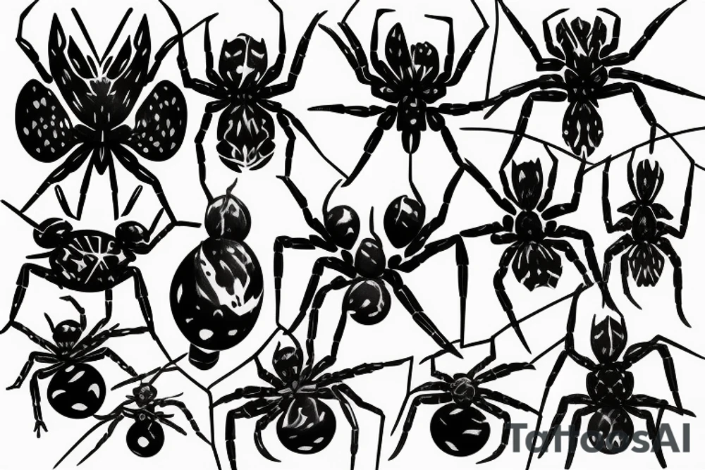 orb weaver tattoo idea