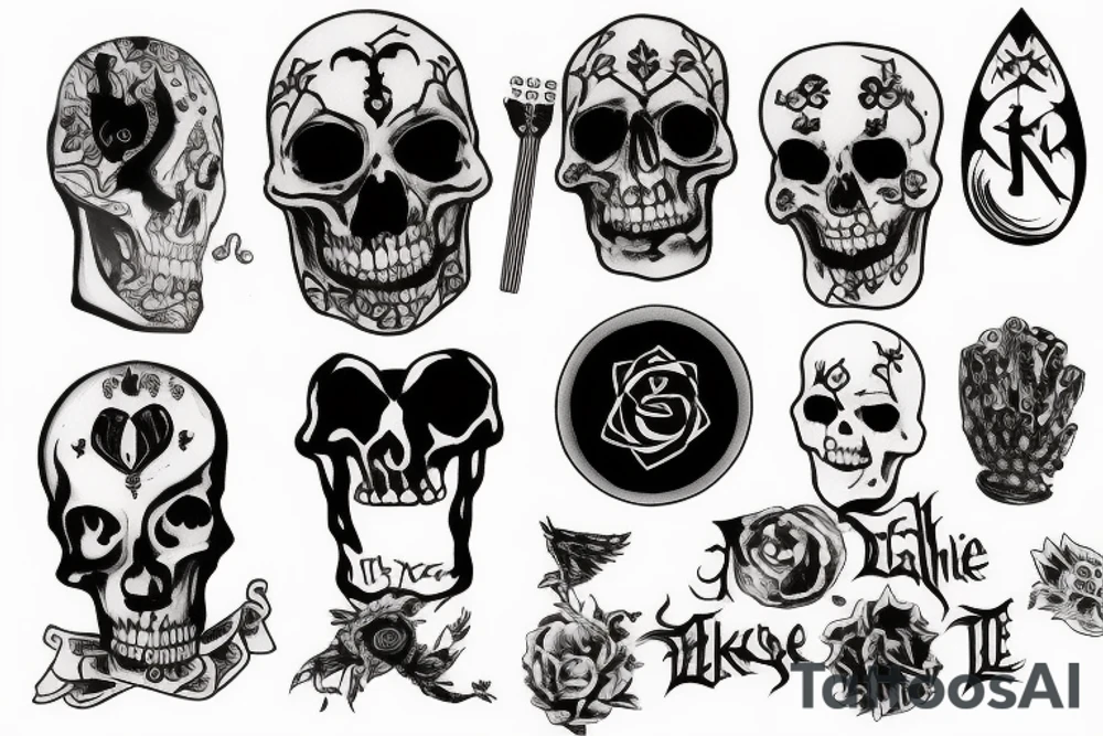 alkaline trio tattoo idea