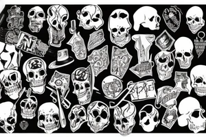 alkaline trio tattoo idea