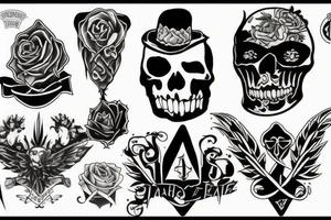 alkaline trio tattoo idea
