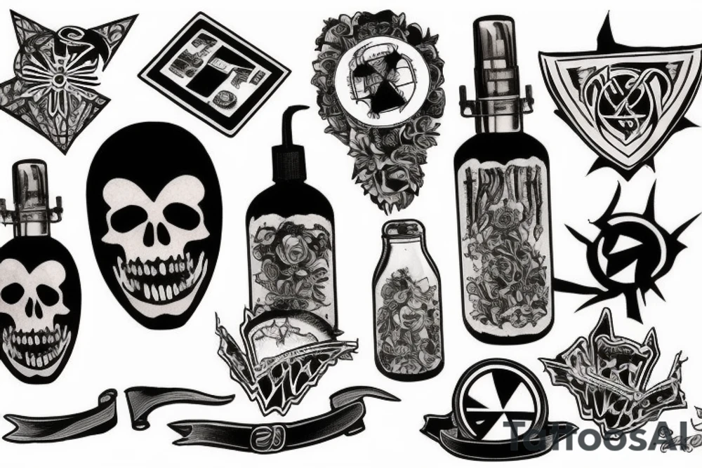 alkaline trio tattoo idea