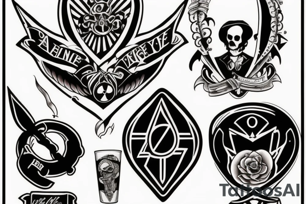 alkaline trio tattoo idea