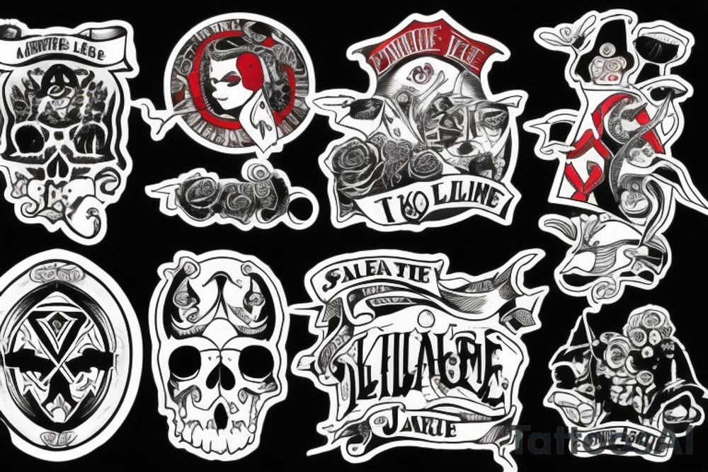 alkaline trio tattoo idea