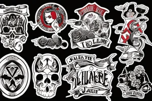 alkaline trio tattoo idea