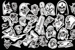 ghost skateboard tattoo idea