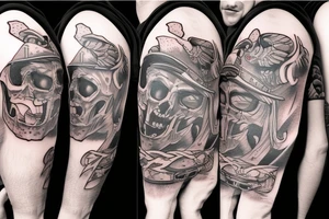 ghost skateboard tattoo idea