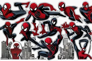 Miles morales spiderman tattoo idea