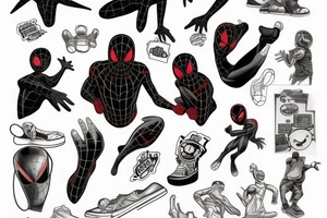 Miles morales tattoo idea