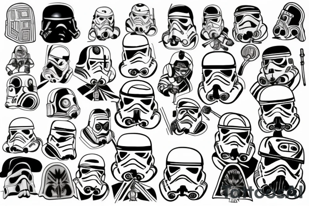 Storm trooper tattoo idea
