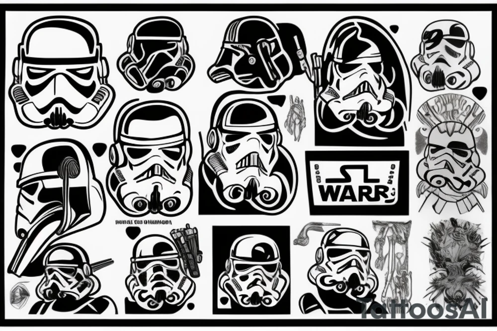 Storm trooper tattoo idea