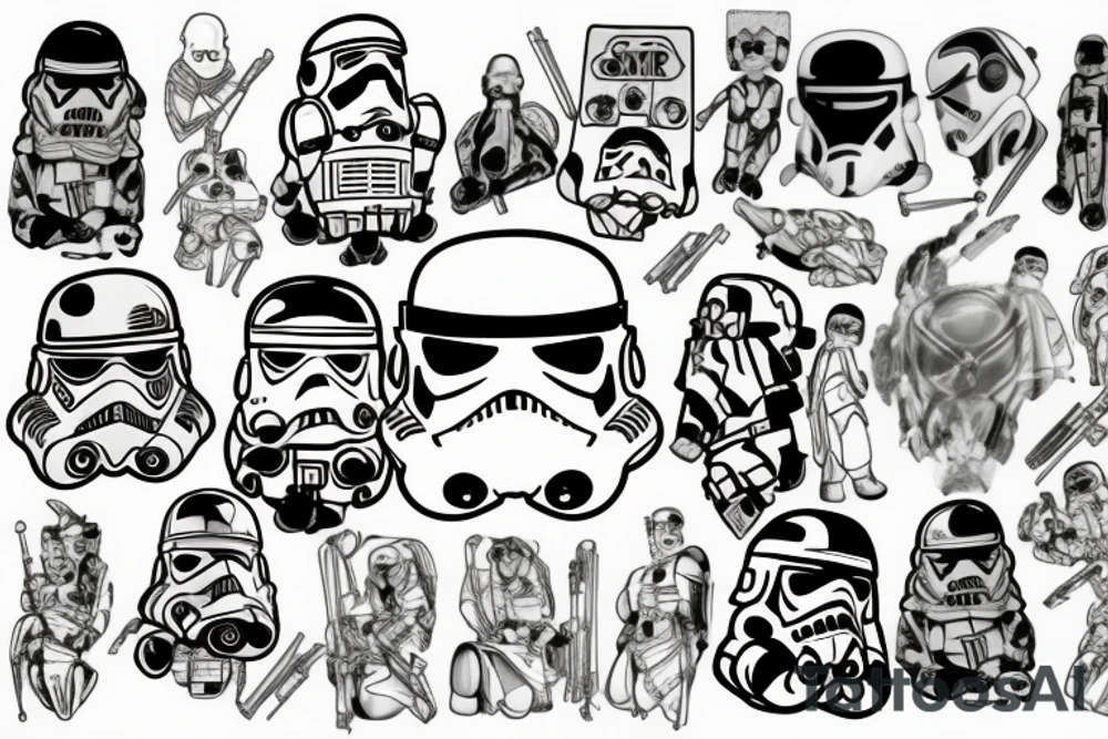 Storm trooper tattoo idea
