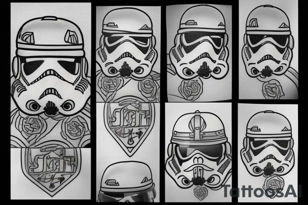 Storm trooper tattoo idea