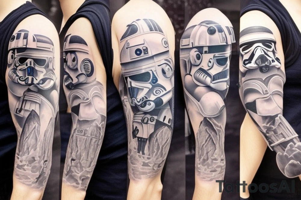 Storm trooper tattoo idea
