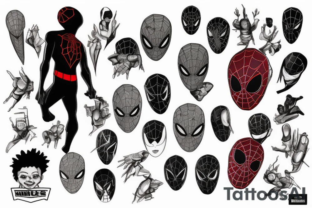 Miles morales tattoo idea