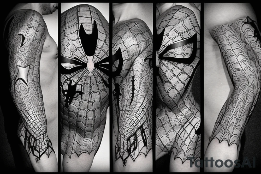 Spiderman tattoo idea