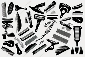 Barber razor blade tattoo idea