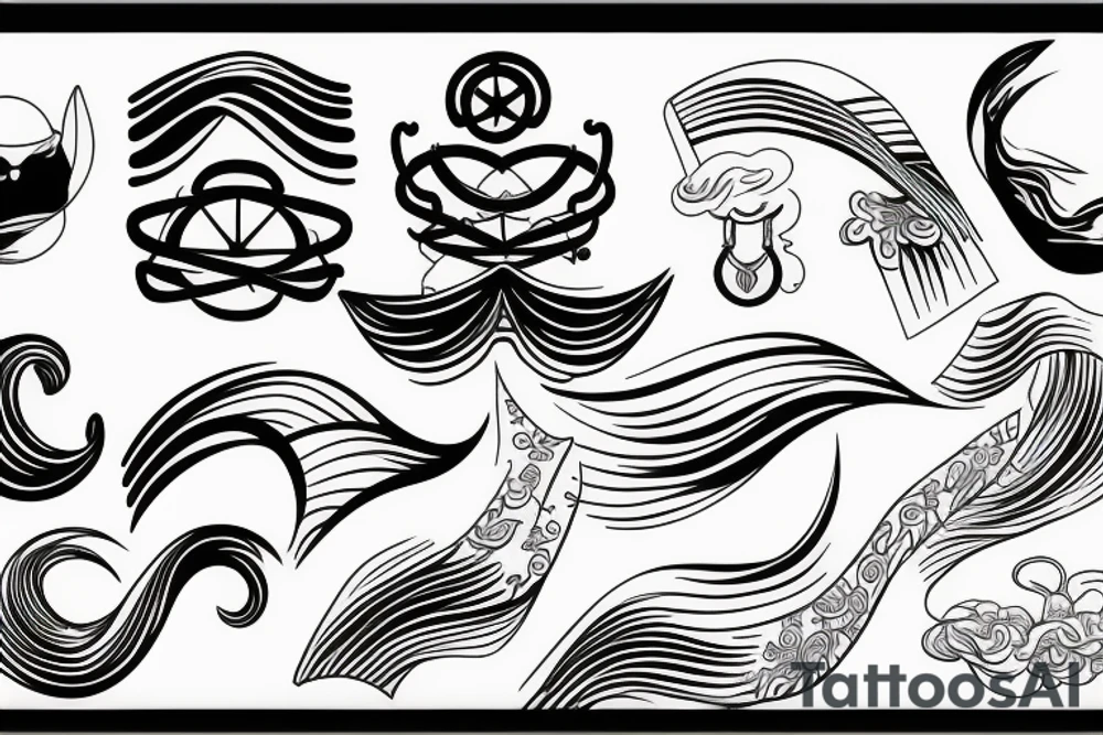 Waves tattoo idea