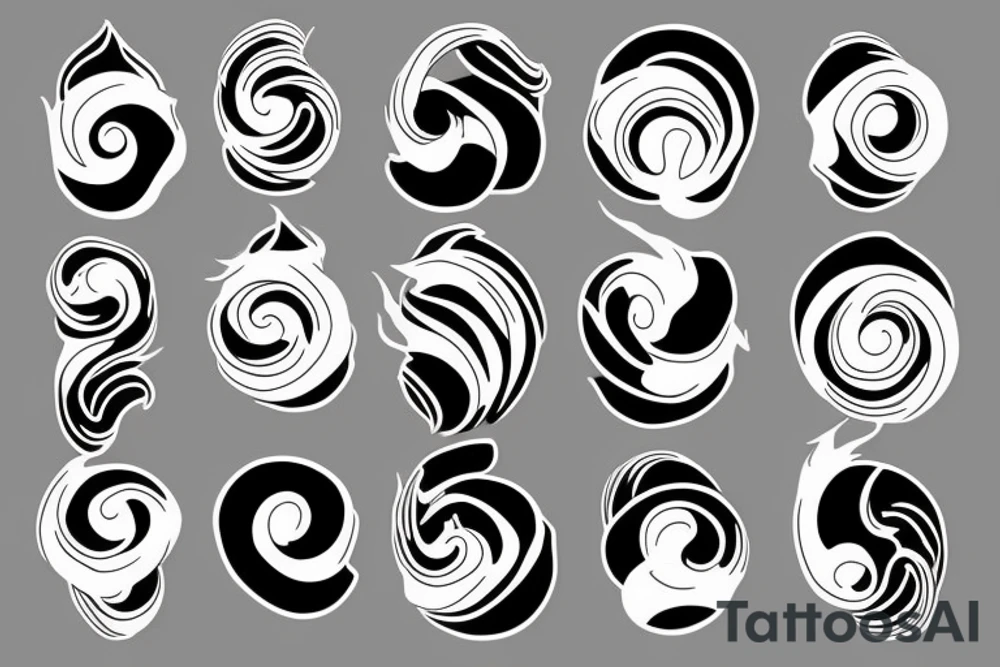 Waves tattoo idea