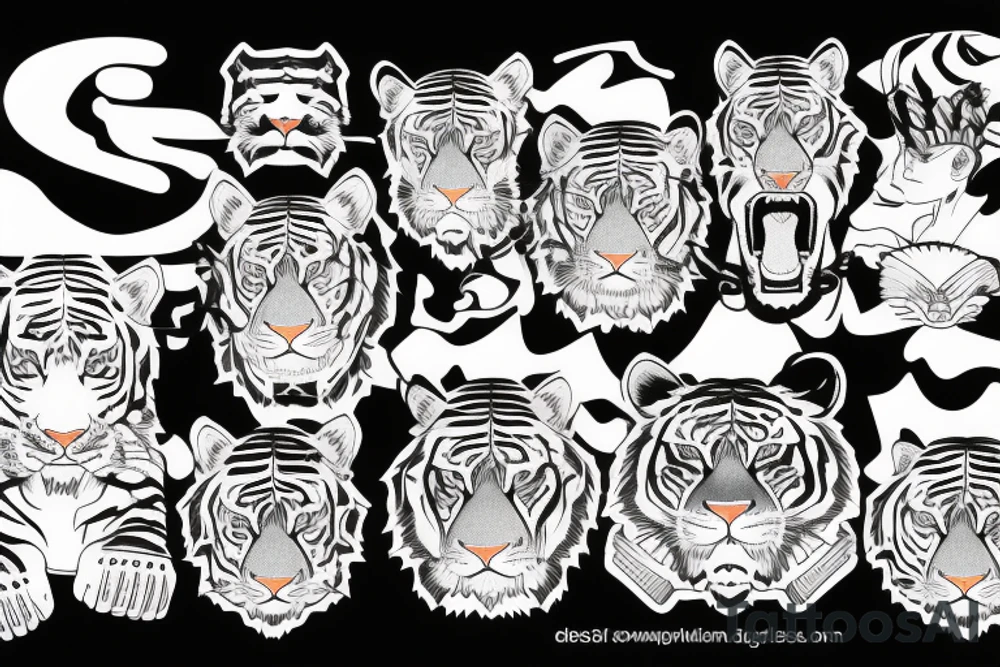 Tiger tattoo idea