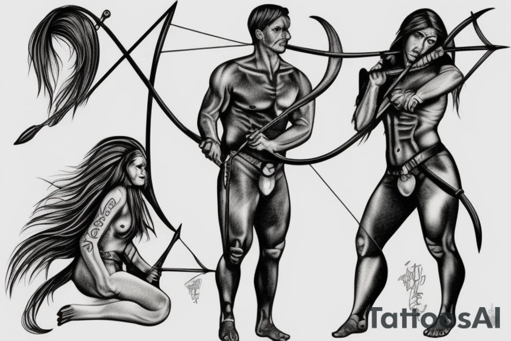 Centaur archer tattoo idea
