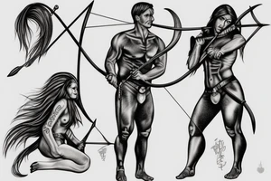 Centaur archer tattoo idea
