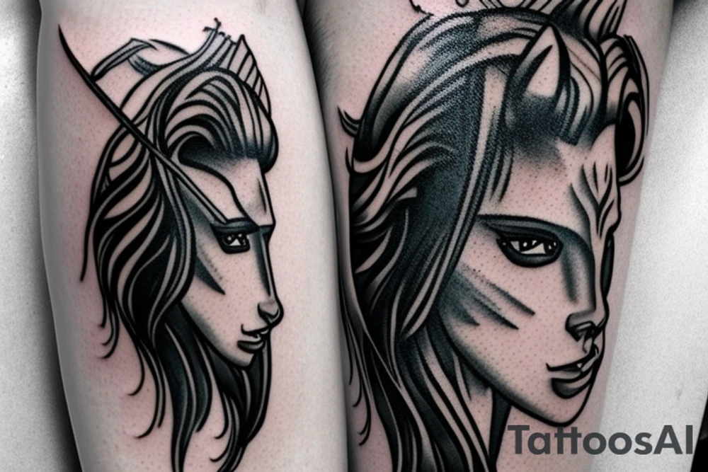 Centaur archer tattoo idea