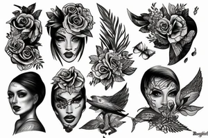 Bergekette tattoo idea