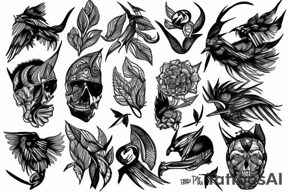 Bergekette tattoo idea