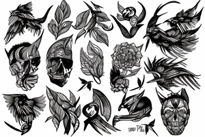 Bergekette tattoo idea