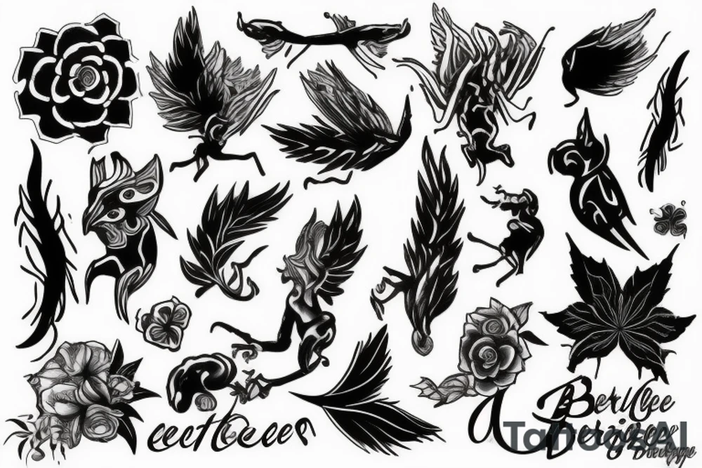 Bergekette tattoo idea