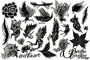 Bergekette tattoo idea