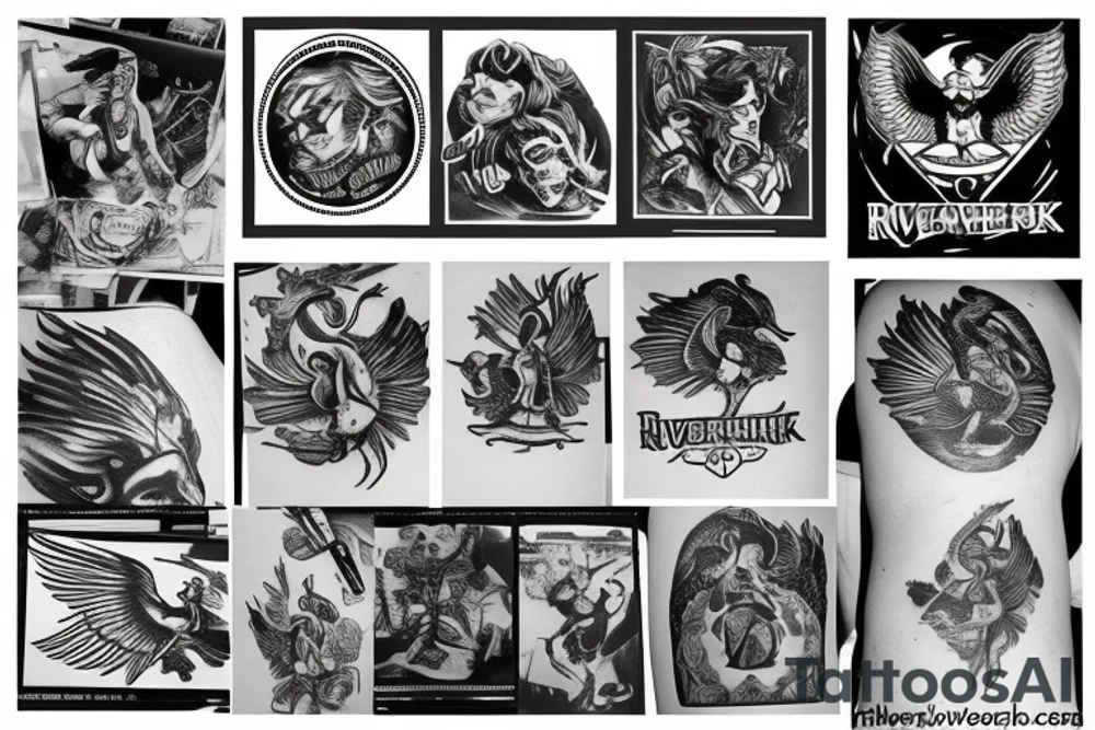 RiverHawk tattoo idea