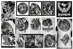 RiverHawk tattoo idea